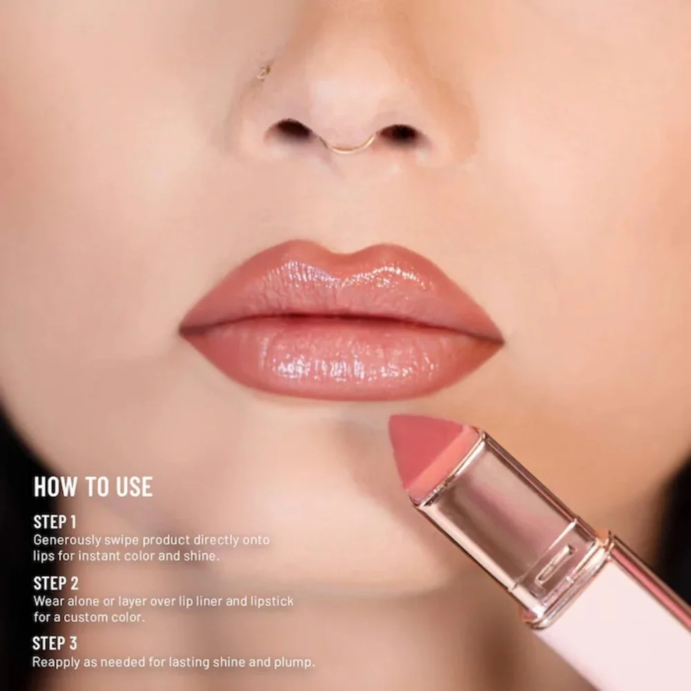 LYS Beauty Speak Love Lip-Plumping Glossy Lip Balm - truthful